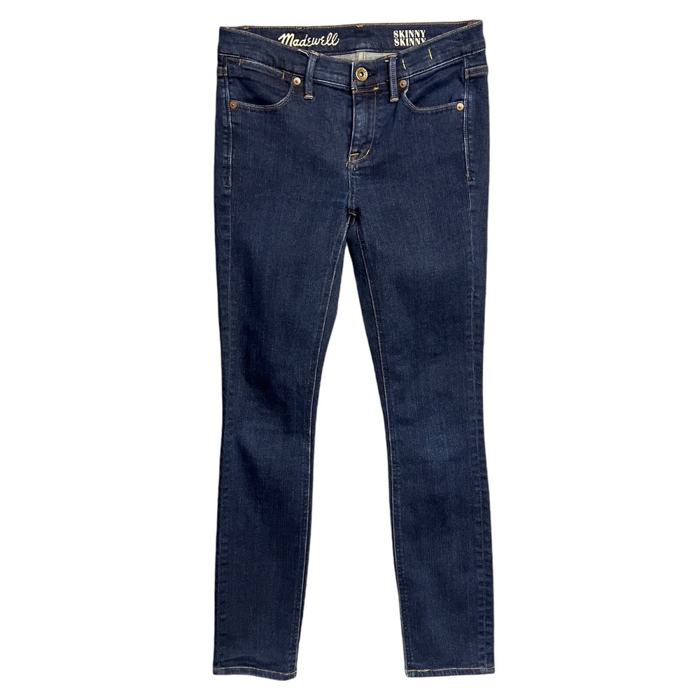 Madewell Jeans Size 25x32 Dark Blue‎ Denim Skinny Stretch Slim Casual